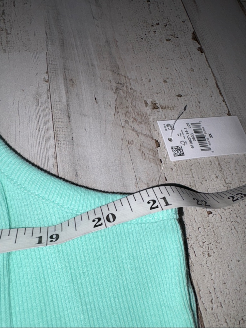 Old Navy First Layer Mint Green Scoop Neck Tank Top Size 3X NWT - Picture 5 of 11